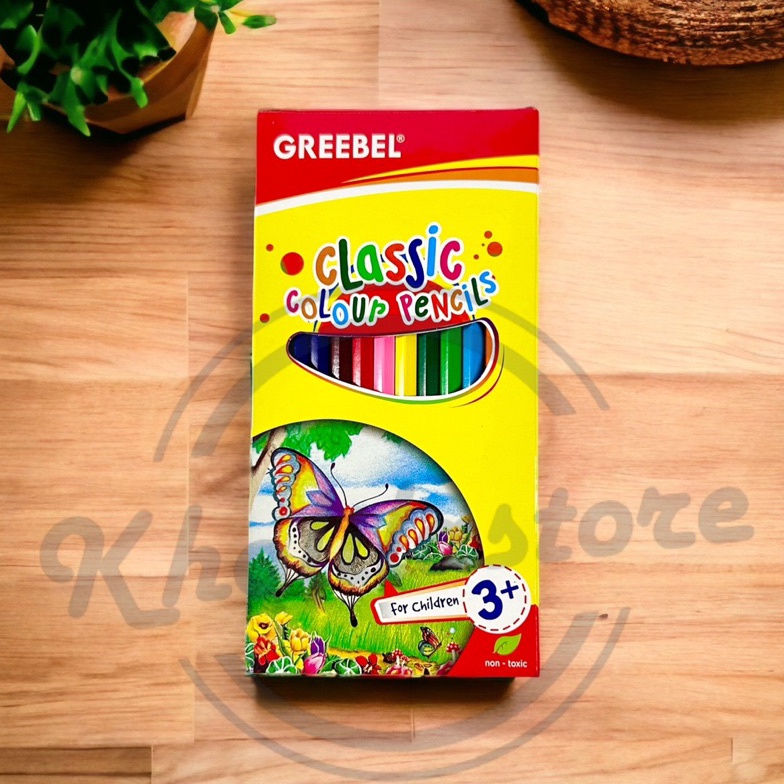 

Laris.. Pensil Warna Panjang 12W Greebel Classic YQ6