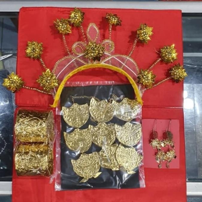 Perhiasan baju bodo dewasa // Aksesoris baju bodo adat sulawesi