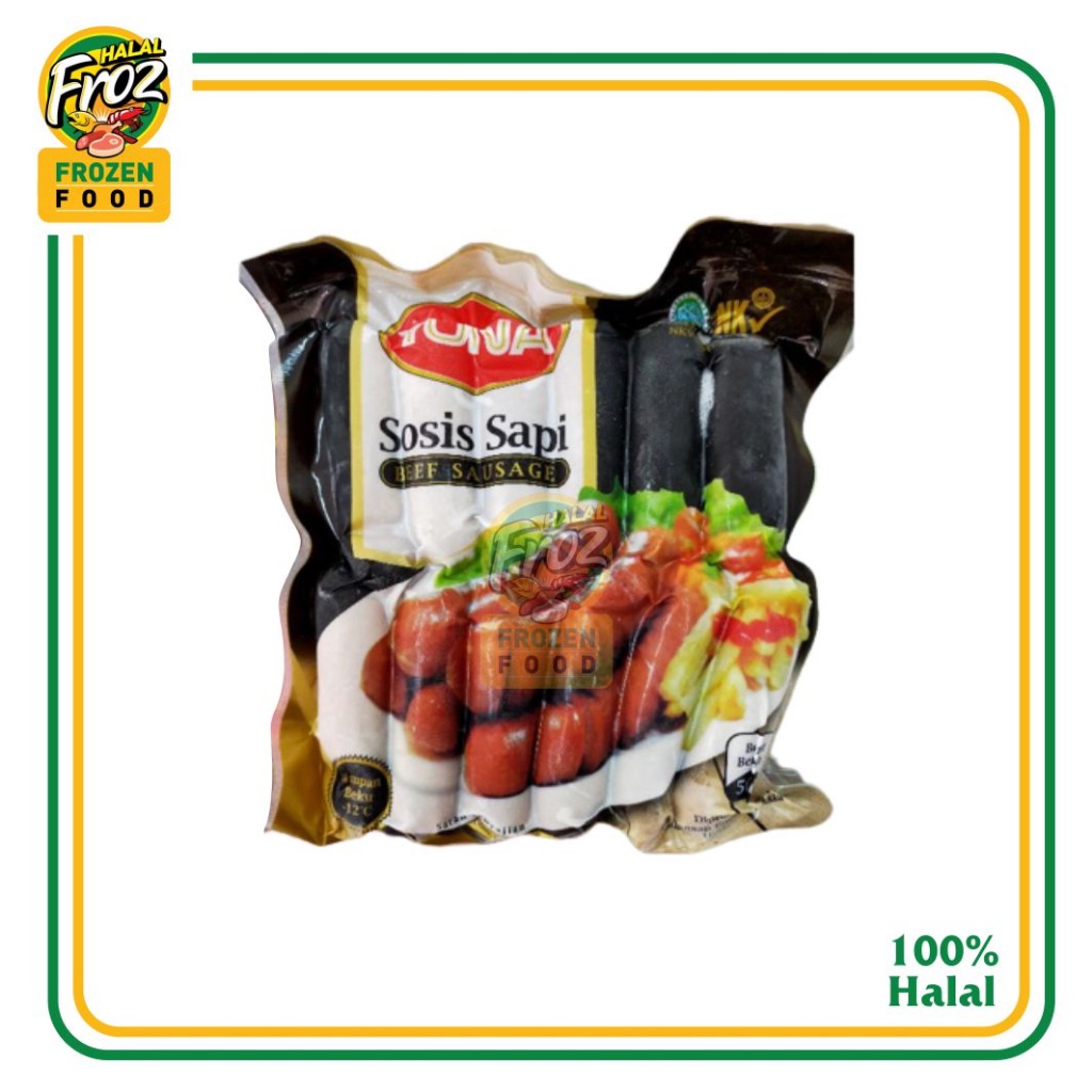 

Sosis Bakar Sapi Mini Yona isi 12 pcs 500 gram HFPRS