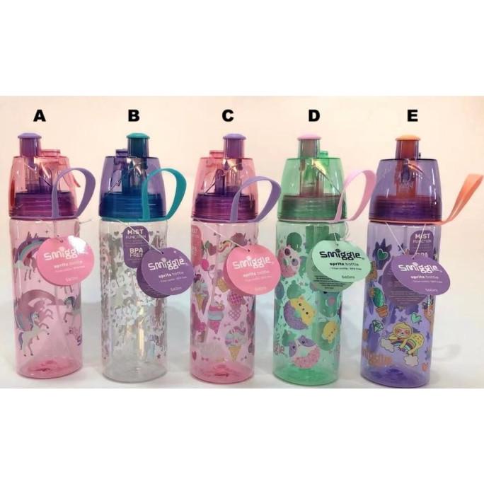 PREMIUM BOTOL MINUM SEMPROT/SMIGGLE LIVELY SPRITZ SPRAY WATERBOTTLE MEGARAHMA6