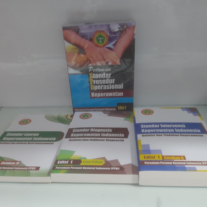 PAKET 4 BUKU PPNI PSPO SLKI SDKI SIKI EDISI 1 CETAKAN 123