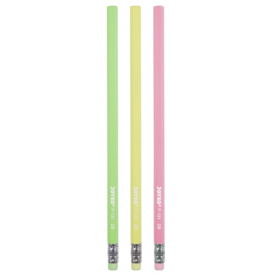 

(3 PCS) PENSIL / PENCILS 2B - JOYKO P-121