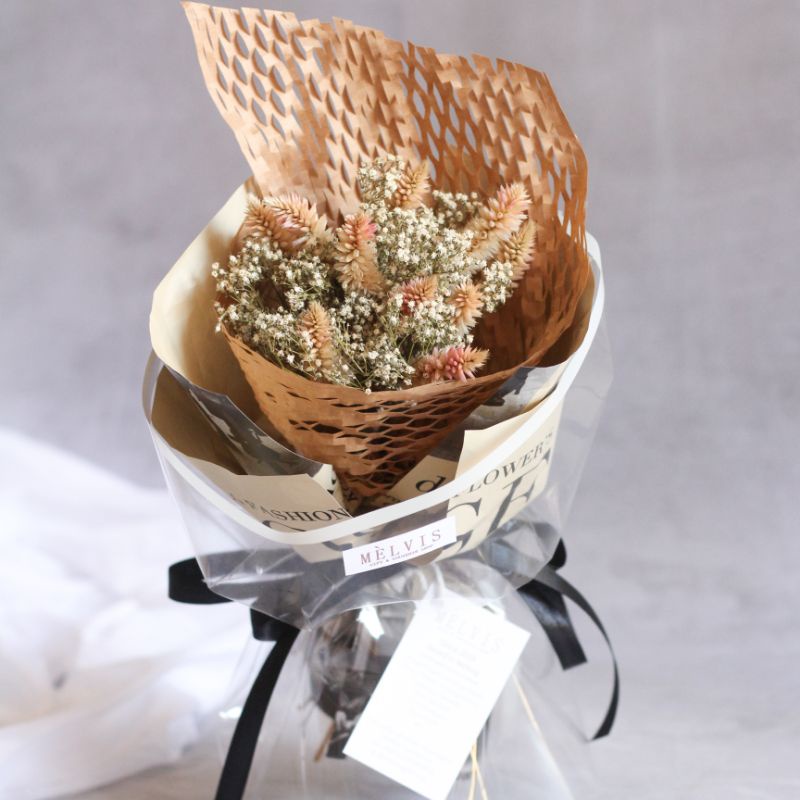 Buket Wisuda / Buket Bunga / Bunga Kering