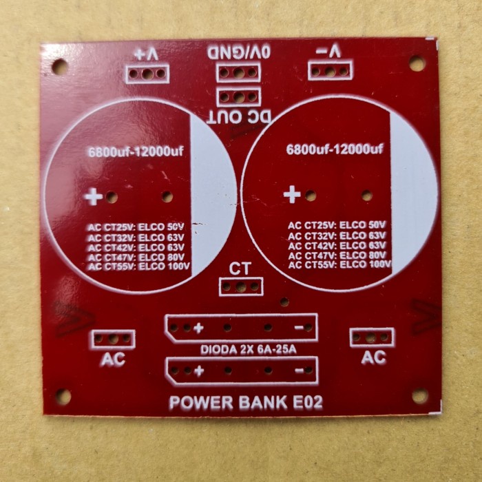 pcb kit 2 4 elko dioda bridge 2 4 psu power supply amplifier sound