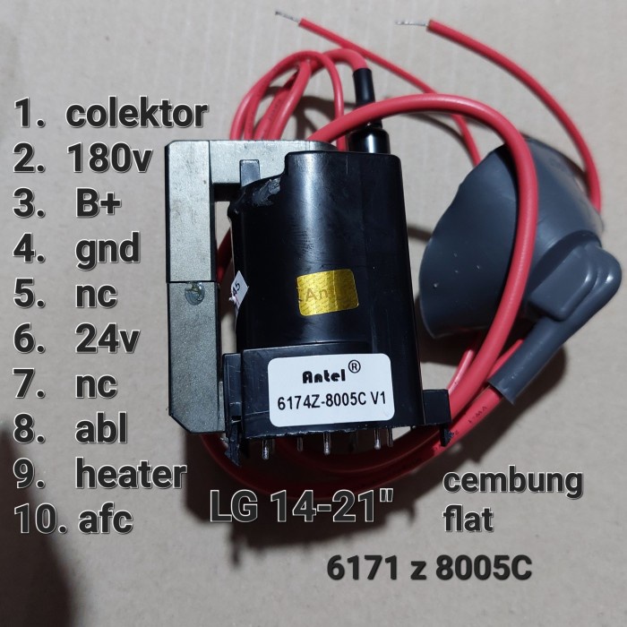 playback tv lg 21 6174z 8005a flyback tv 6174z-8005A 6174 8005