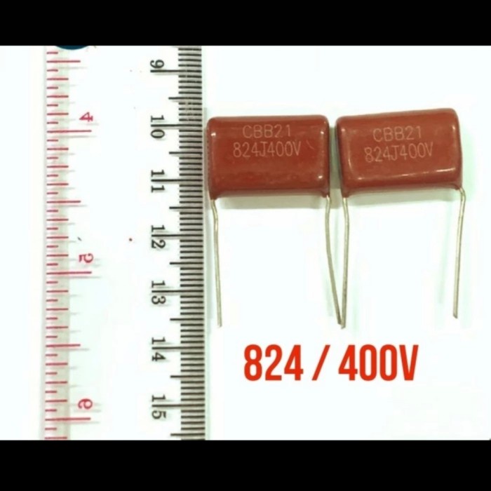 capasitor 824 820nano 400v 400volt 0.82uf 400v