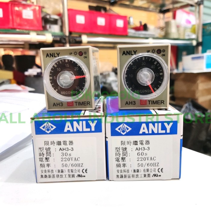 MURAH TIMER AH3-3 220V 30 DETIK/60 DETIK 30S/60S