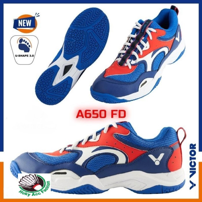 [Best Seller] Sepatu Badminton Victor Gokong A 650 / A650 / A-650 Fd Original Bisa Sameday