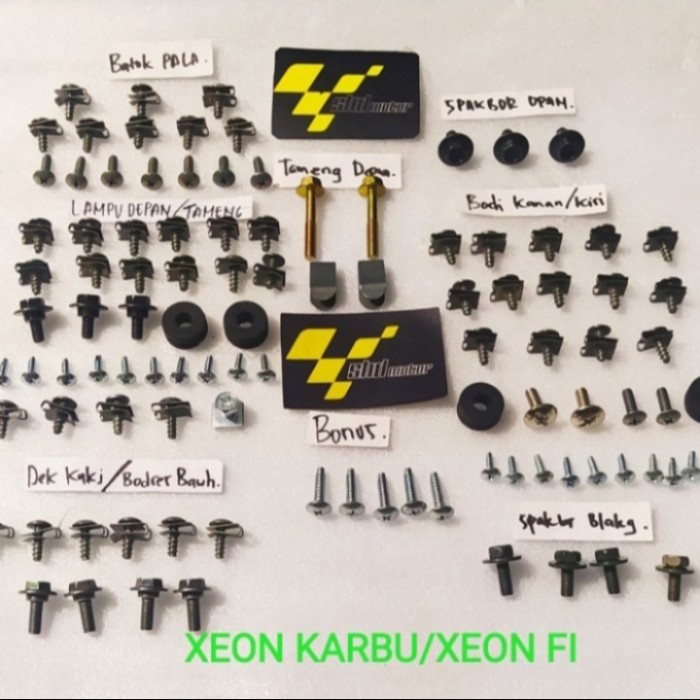 Baut Baud Full Set Body Bodi Xeon RC