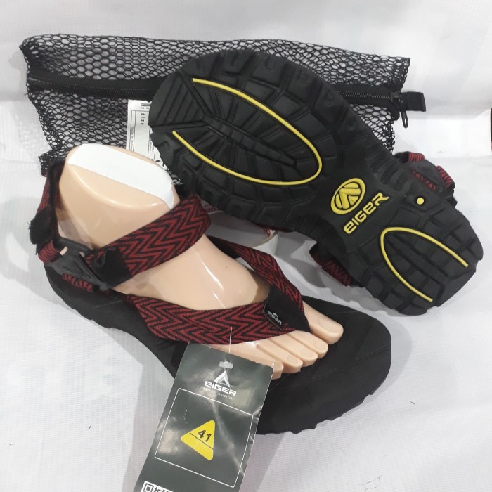 sandal gunung jepit pria maroon Eiger outdoor sendal eiger pria/wanita