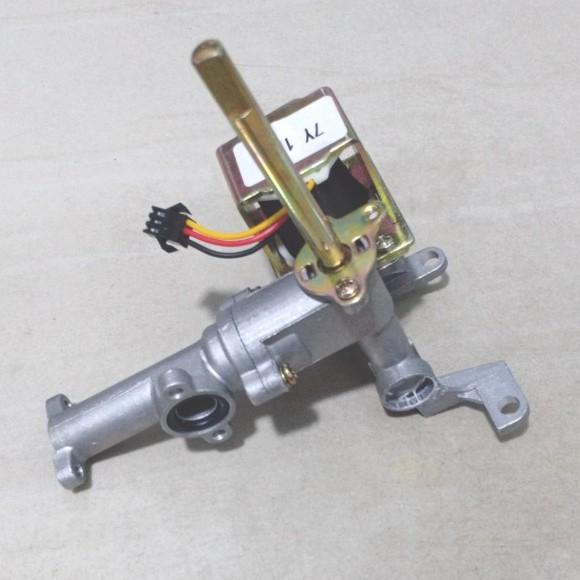 Gas Inlet Water Heater Lpg Solenoid Valve + Connector Burner Kompor