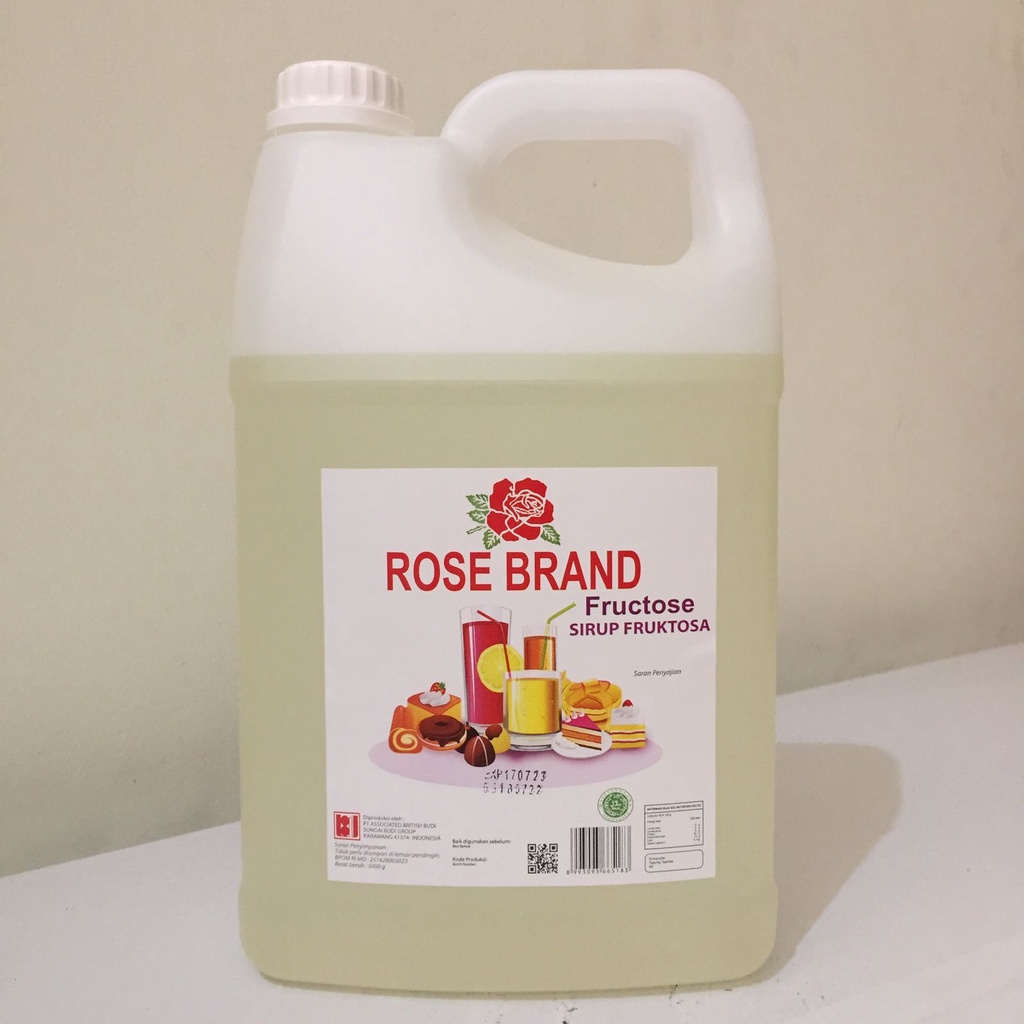 

Rose Brand Gula Cair Fructose - 5 Kg / Gula Cair Sirup Fruktosa