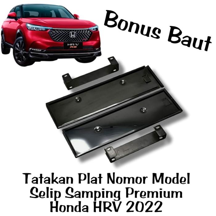 Tatakan Dudukan Plat Nomor Mobil Honda Hrv Model Pejabat Selip Samping