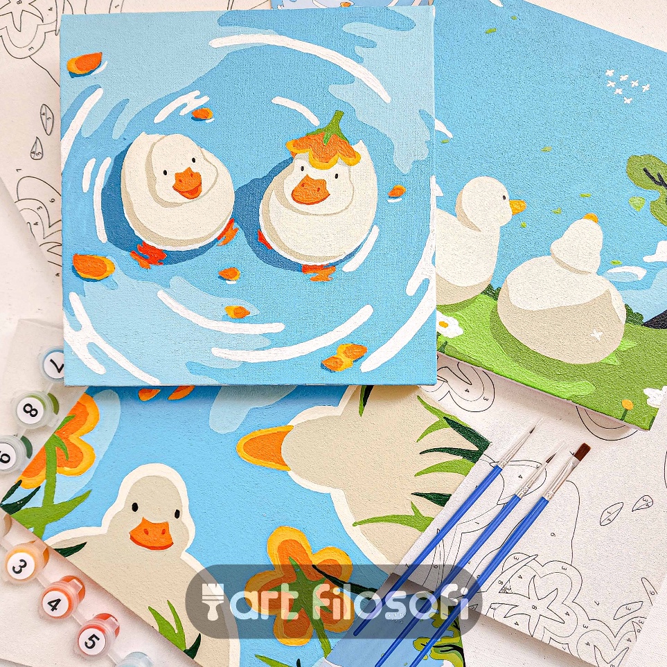 

➥❇❋ Paint By Number 20x20cm DIY Kit Dijual