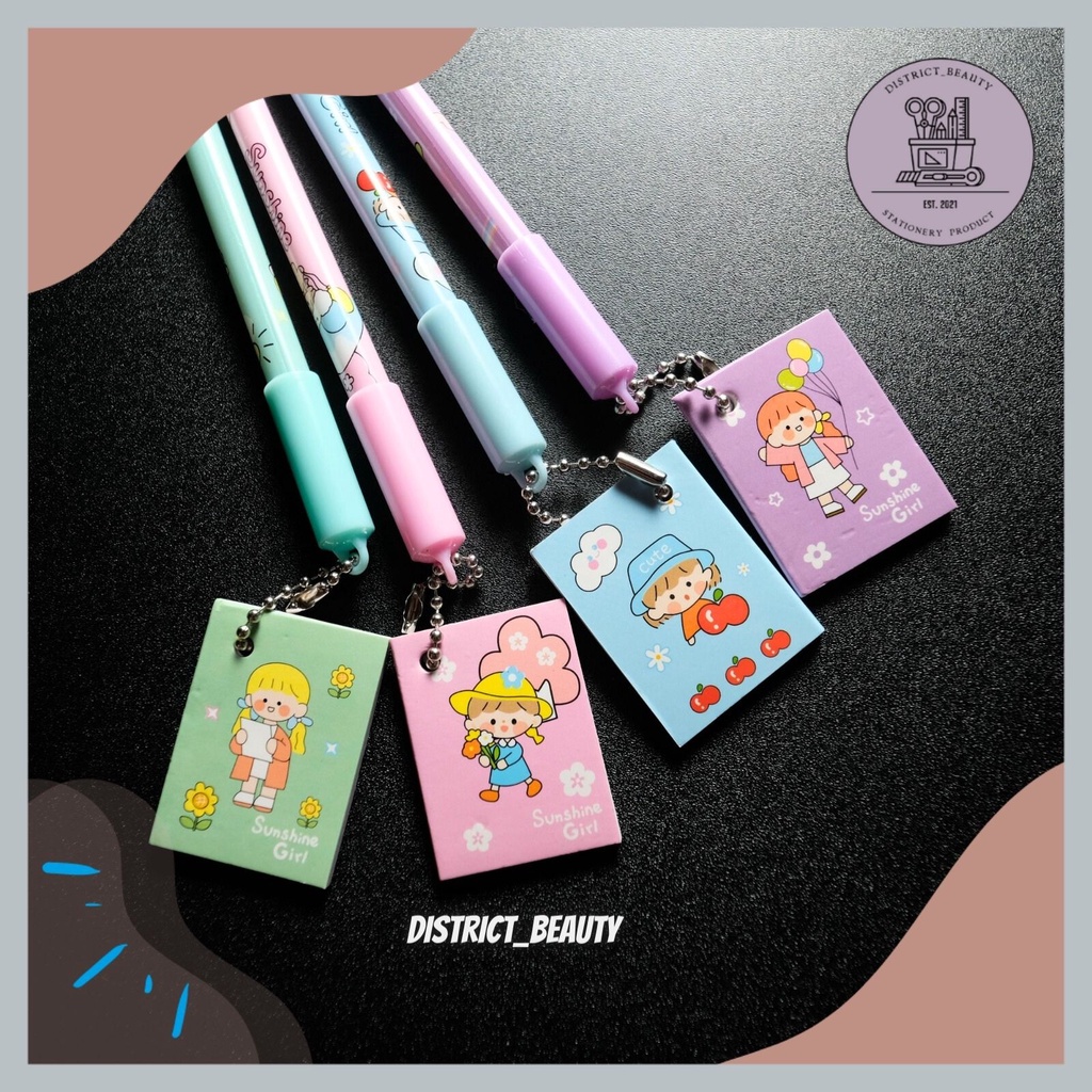 

PULPEN GANTUNG BUKU MOMO LUCU PEN GANTUNGAN NOTEBOOK MINI CUTE GIRL TERMURAH