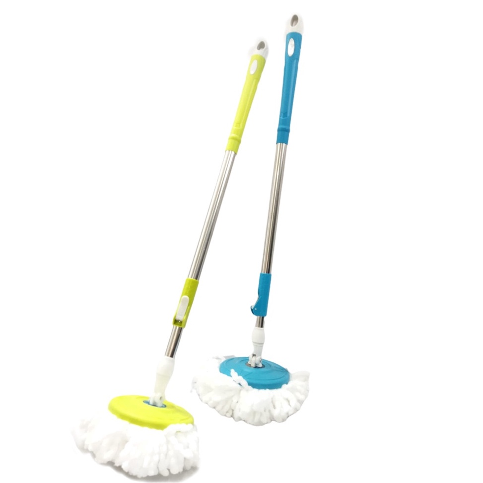 Oke Price.. 1 Pcs Spin Mop Refill Mop /REFILL TONGKAT HANDLE + KAIN SPIN MOP/ TONGKAT DAN KAIN PEL CADANGAN/ HANDLE + REFILL SPIN MOP