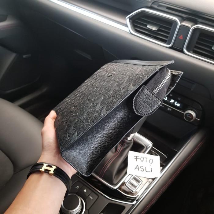 Tas Clutch Pouch Bag Handbag Wanita Pria Cowok Import Branded Premium