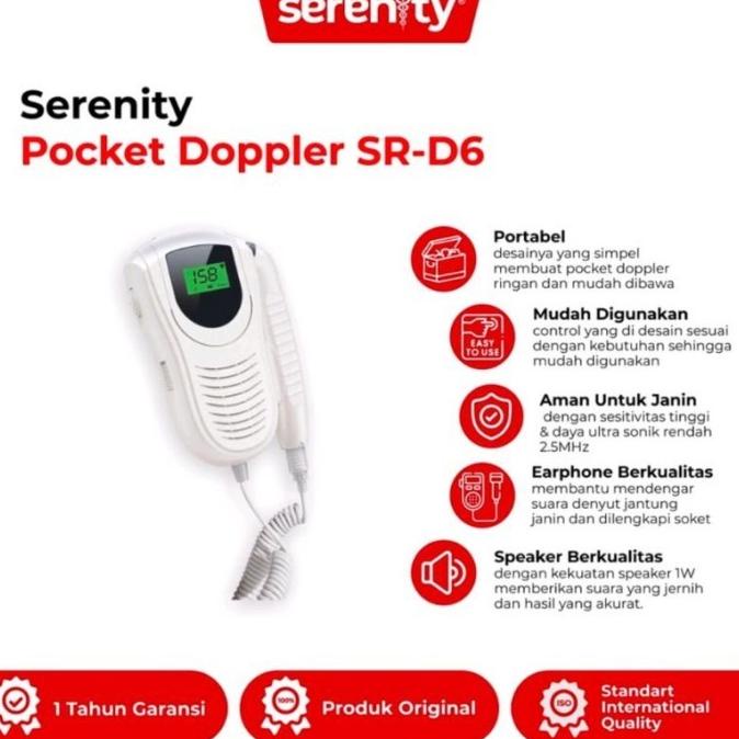 Fetal Dopler Serenity SR-D6 Doppler Serenity LCD