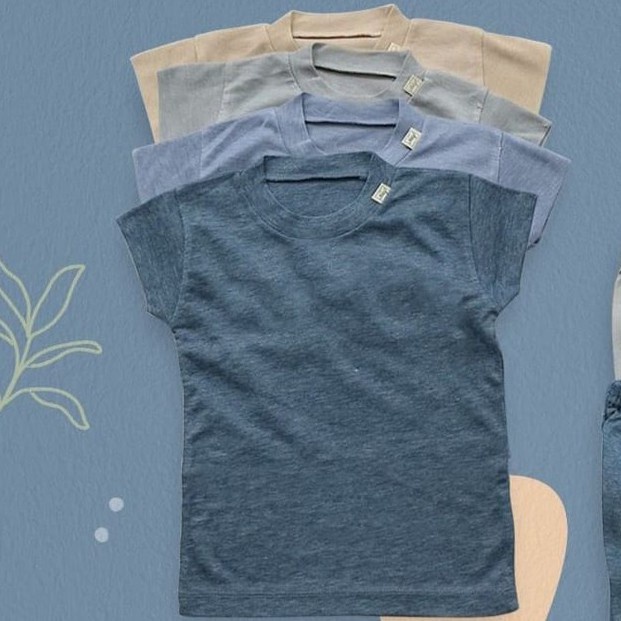 Murah Nary Oblong Tipis Baby Tangan Pendek Polos NON COD