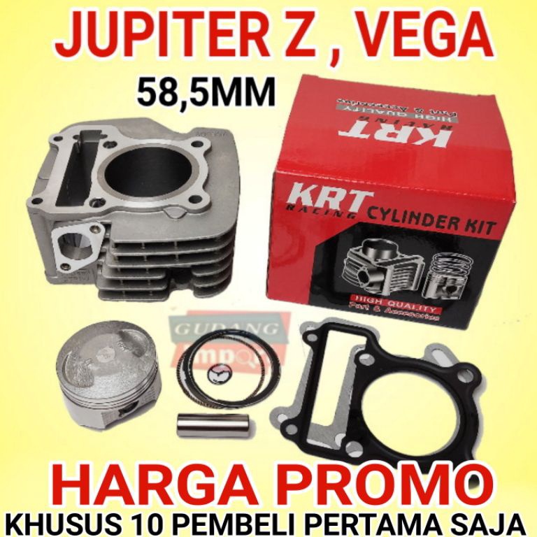 Recomended.. BLOK SEHER BORING BORE UP KRT JUPITER Z VEGA 58,5MM 58 MM