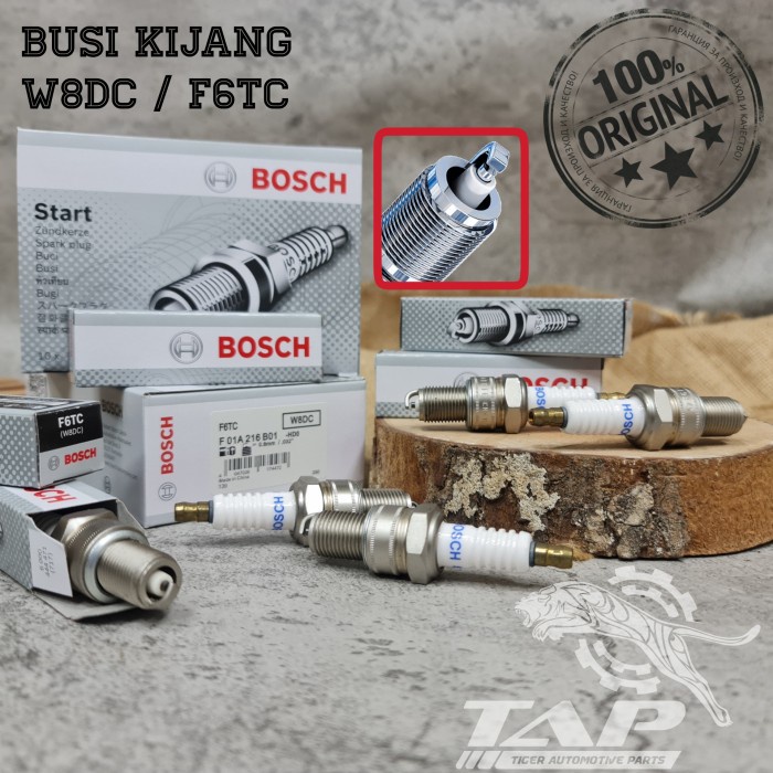 BUSI KIJANG FUTURA CARRY T120SS KARIMUN W8DC SPARK PLUG BOSCH ORIGINAL star