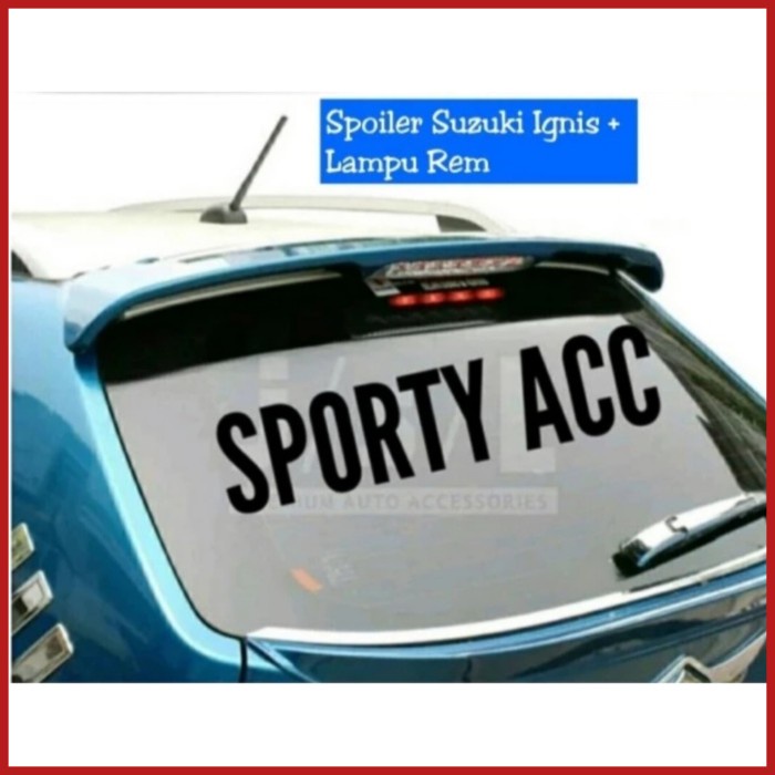 Spoiler Suzuki Ignis With Lampu ready