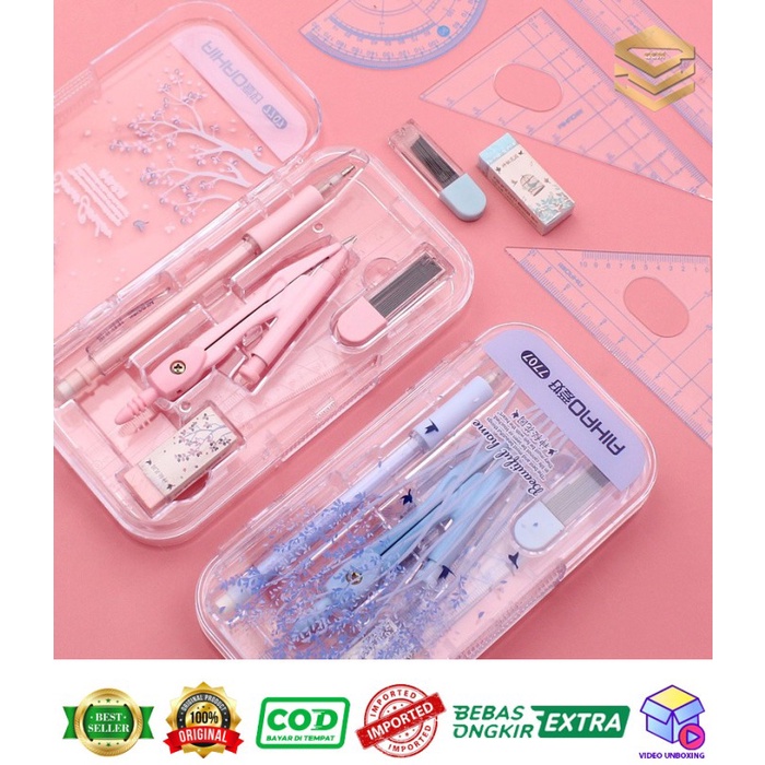 

Bestseller Jangka/Compas Set Aihao 7707 Pink & Blue Edition