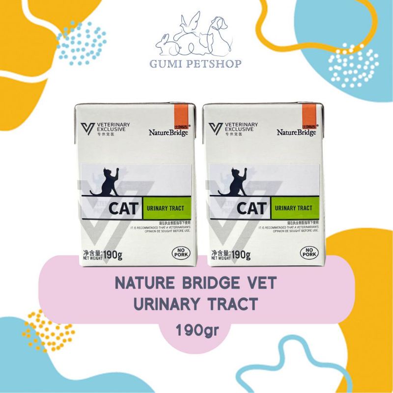 NATURE BRIDGE Vet Urinary Tract Cat Food WetFood 190g Urinary Catfood