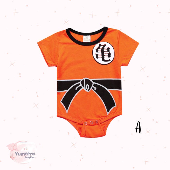Jumper Bayi / Baju Baby Karakter Motif Dragon Ball Premium Import