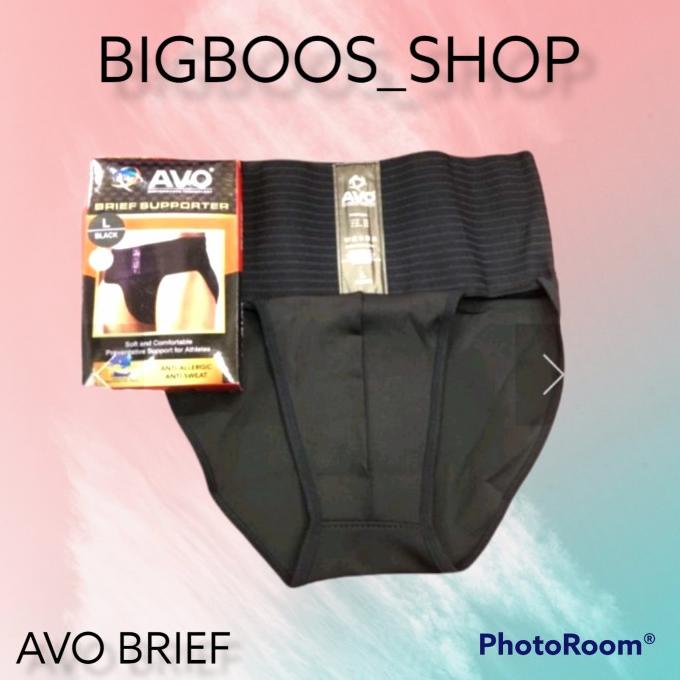 Avo brief supporter/celana hernia/korset supporter/celana dalam pria