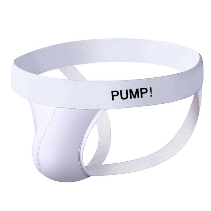 Pump jockstrap Jock strap solid color edition Hitam Putih
