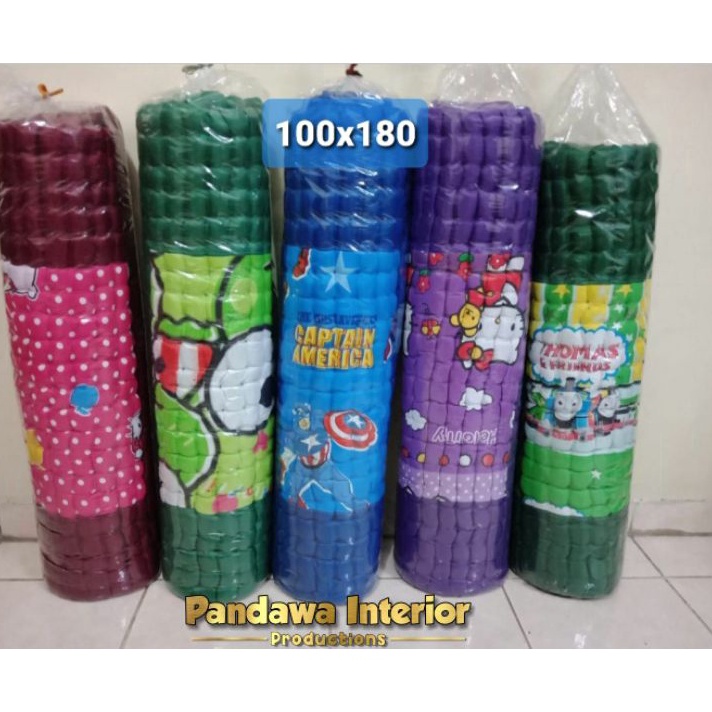 Harga Termurah KASUR PALEMBANG ASLI KAPUK SINTETIS KASUR GULUNG KASUR TIDUR 100x180cm 120x180cm 140x