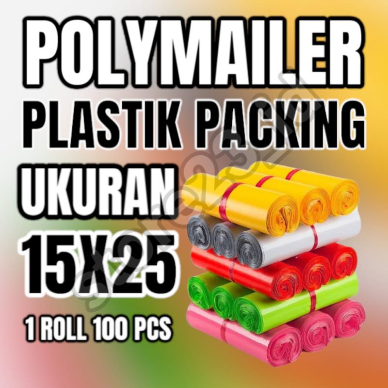 PLASTIK PACKING POLYMAILER 15X25 / POLYMAILER 15 X 25 POLIMER 15X25 / PLASTIK PACKING POLYMAILER POL