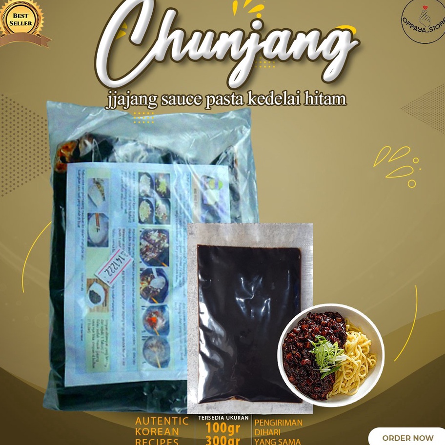 

Baru Chunjang Jjajang Halal Pasta Kedelai Hitam 300Gr Saus Jjajangmyeon