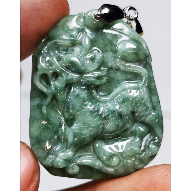 NATURAL LIONTIN GIOK BURMA TYPE A MOTIF NAGA