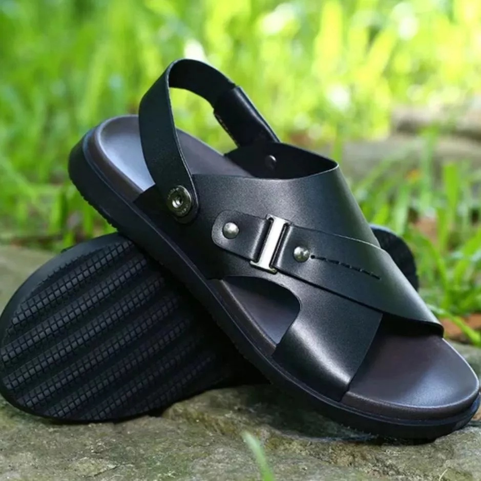 Sandal Pria Premium Terbaru 2023 Empuk Teplek Sandl Casual Remaja Spatu Sandall Sandl Teplek Termura