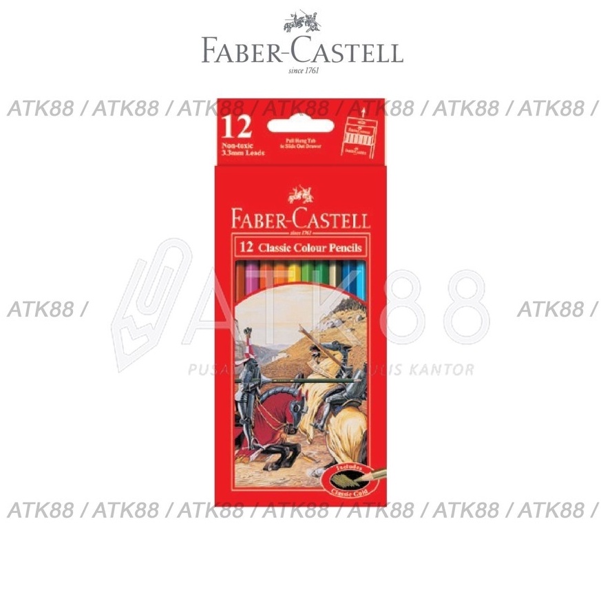 

Terlaris Pensil Warna Faber-Castell 12 Classic Colour Pencils (#115852)