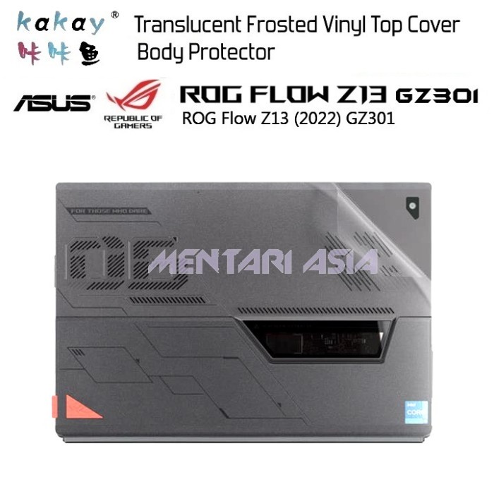 Terlaris Body Protector Asus Rog Flow Z13 Gz301 2022 - Kakay Matte Vinyl