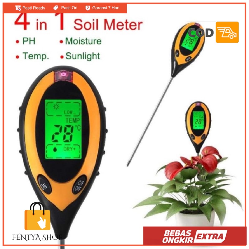 ph meter tanah digital/ digital soil ph meter