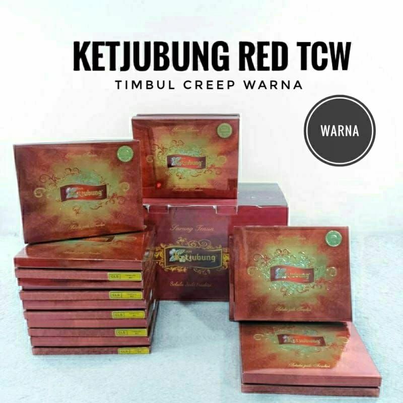 Sarung Ketjubung Red TCW (Timbul Creep Warna) Ecer Grosir