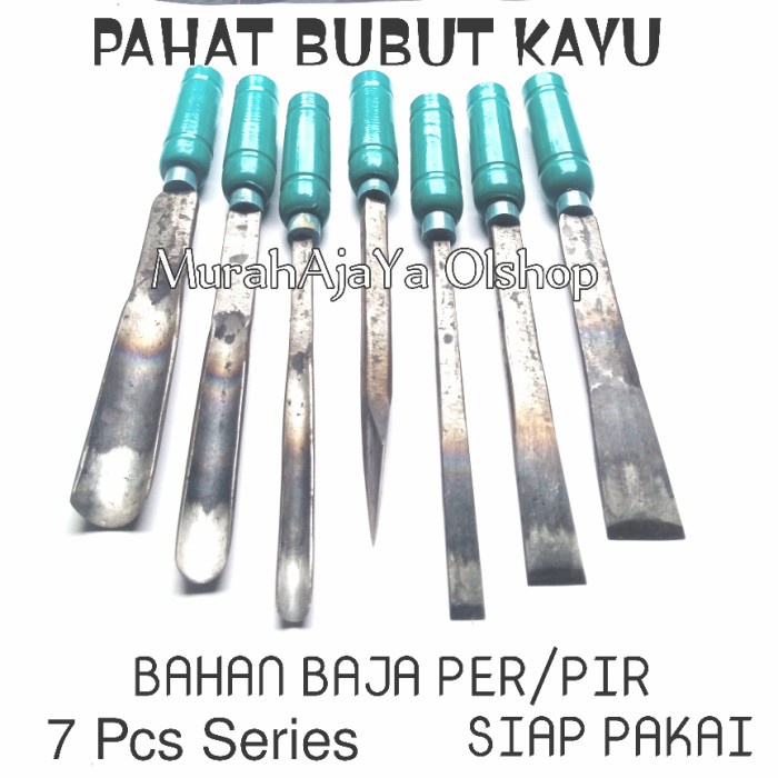 

PAHAT BUBUT KAYU SET 7 series BAHAN BAJA SIAP PAKAI KWALITAS TERJAMIN