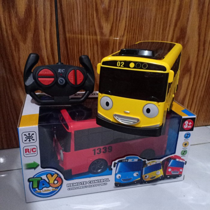 mainan rc remote tayo/tayo bus remote baru/mainan anak
