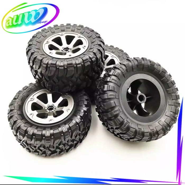 Upgrade ban + velg wpl B1 B14 C24 C34 MN D90 rc truck ban besar