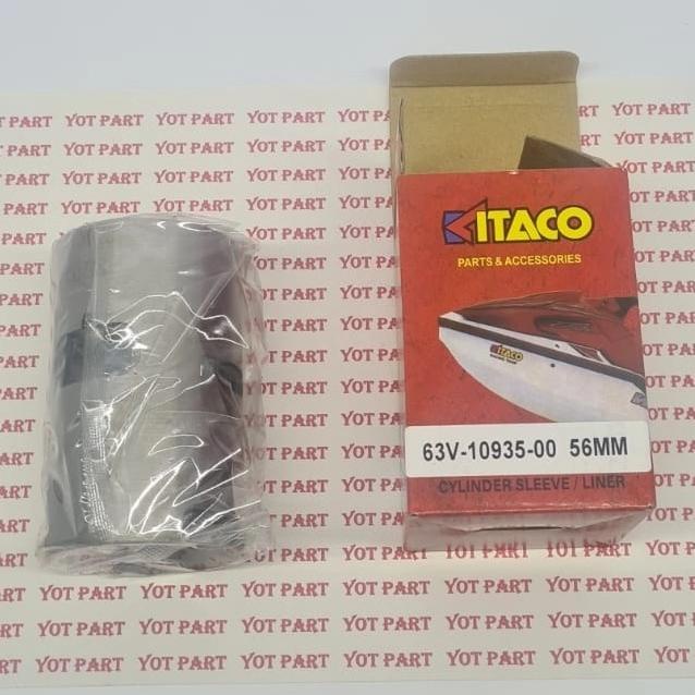 Cylinder Liner, Furing Mesin Yamaha Tempel 15Pk . 63V-11312-00