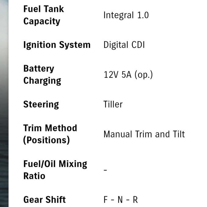 Mesin Tempel Suzuki Outboard 6Pk