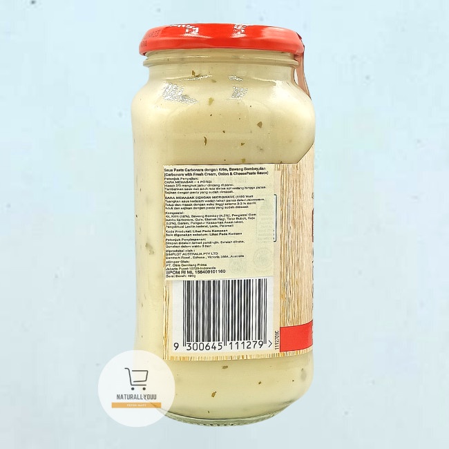 

Leggos Carbonara Pasta Sauce Cheese 490Gr Bumbu Carbonara