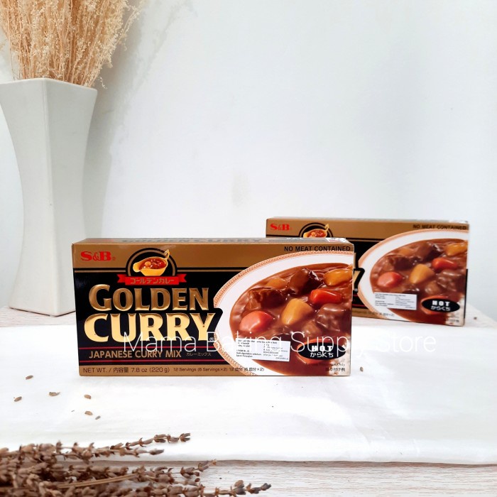 

S&B Golden Japanese Curry Bumbu Kari Jepang Pedas Snb Mix Hot 220 Gr