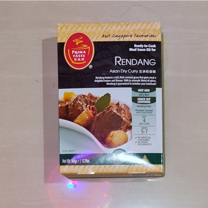 

Bumbu Prima Taste Meal Sauce Kit For Rendang Asian Dry Curry 360 Gram