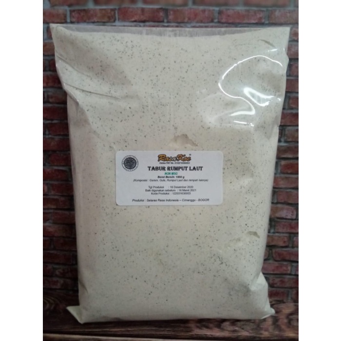 

Bumbu Tabur Rumput Laut Non Msg 1 Kg