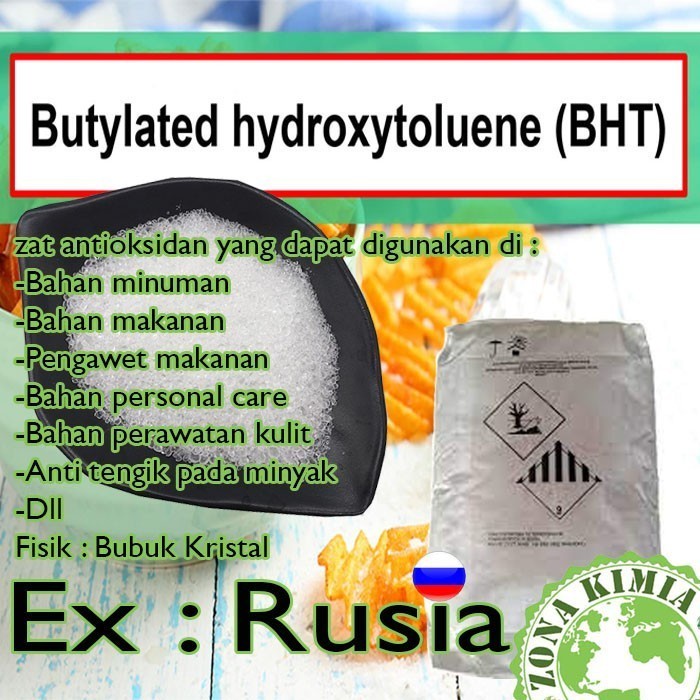 

Bht Antioxidant / Butylated Hydroxytoluene Antioksidan 500Gr